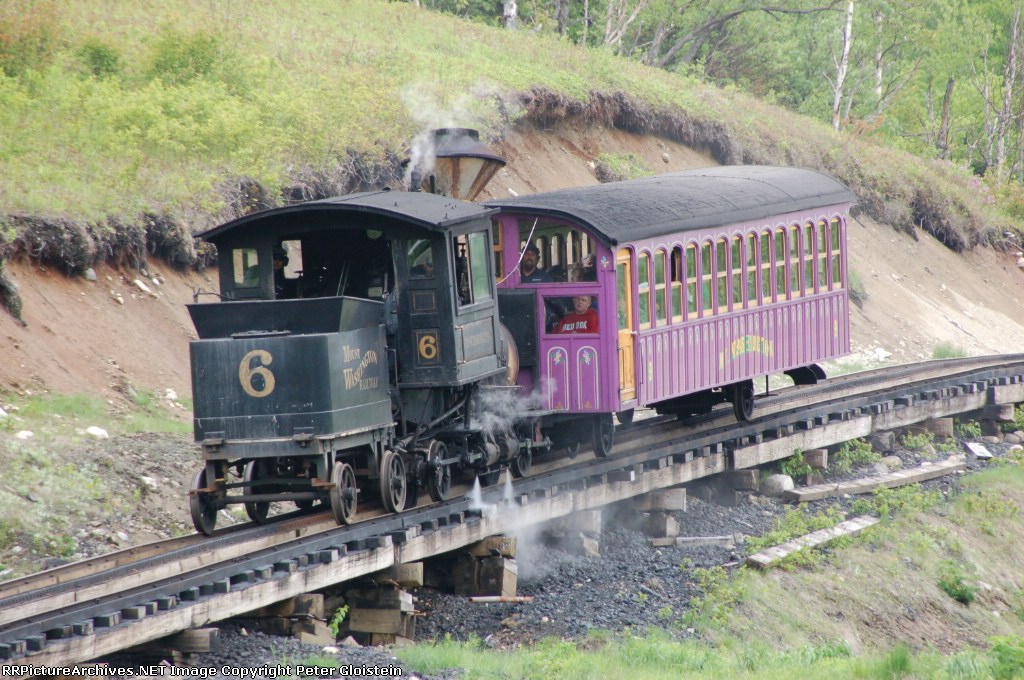 Train returning to base station