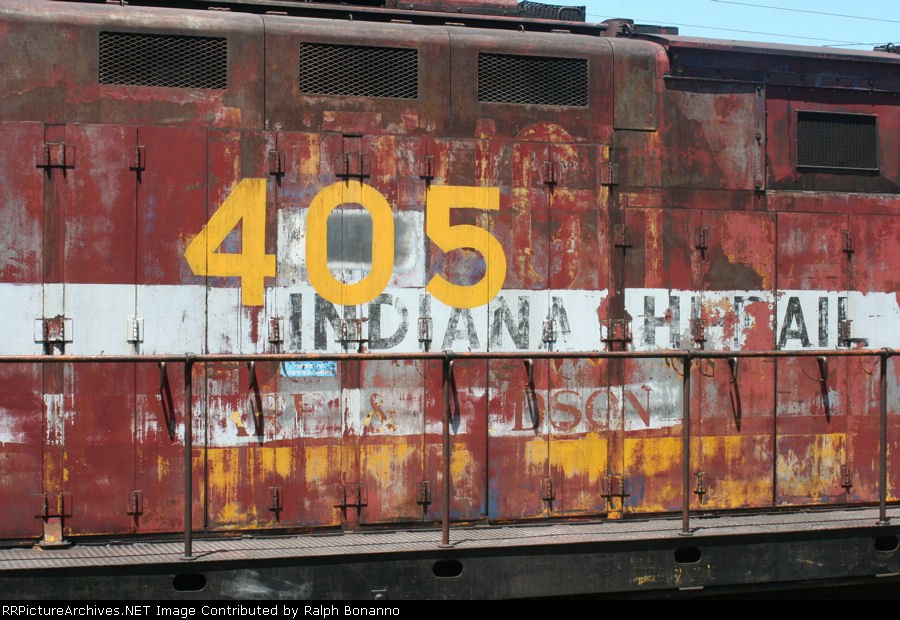 A close look at the side of C420 405 shows its history: LV, D&H, IHR