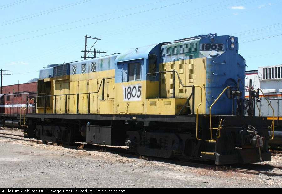 RS-11 1805, a recent addition, sits  ajacent to the enginehouse