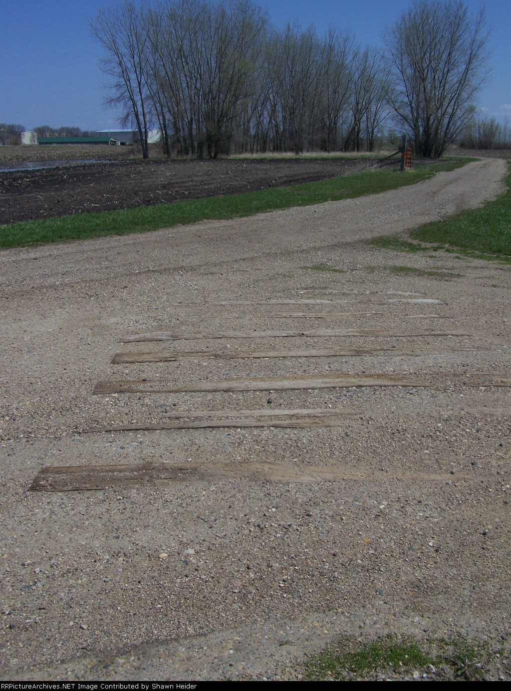 Ties left in driveway