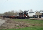 SOO 4512 leading the ballast train