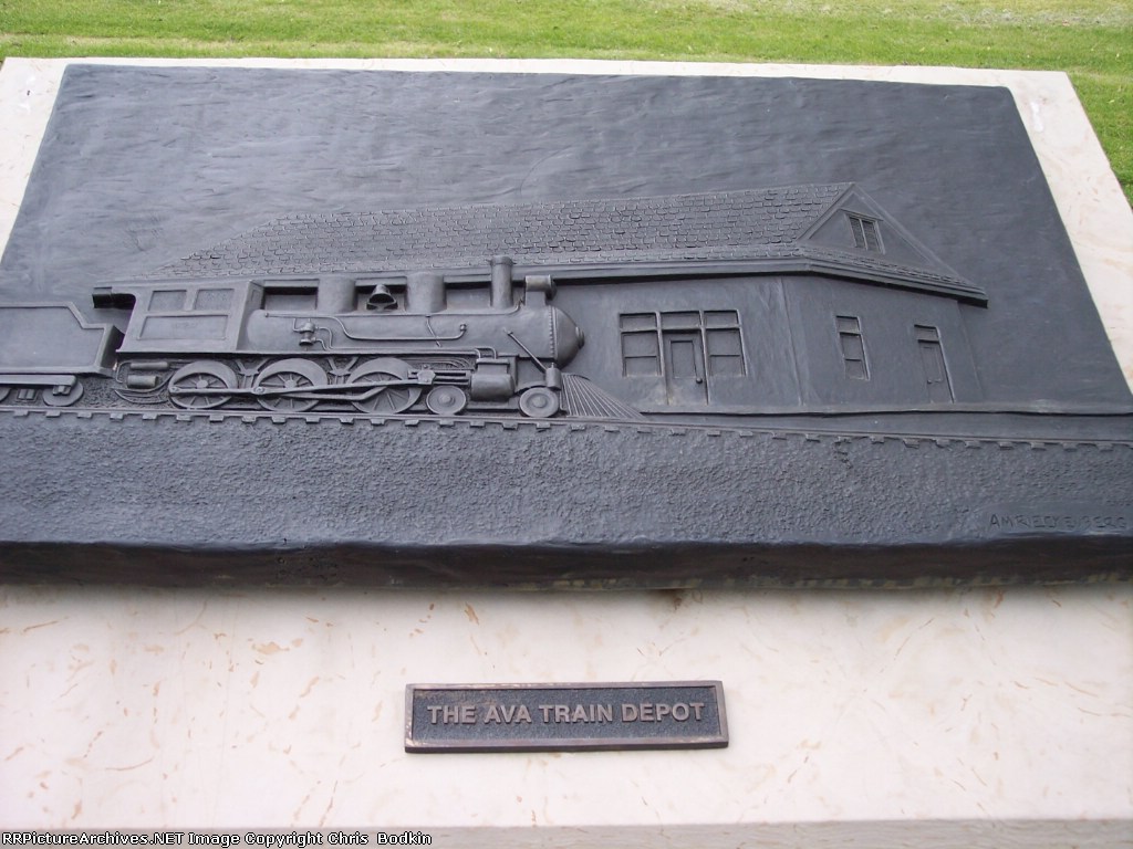 Train station plaque