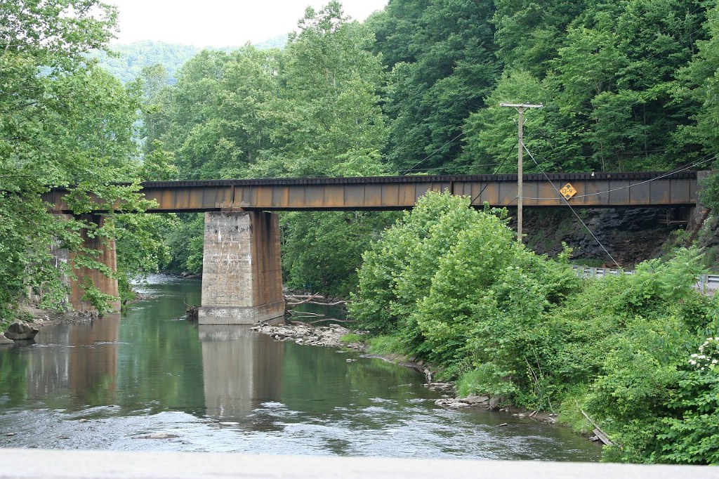 Bridge between Gordon and Laurel tunnels by the lumber? plant