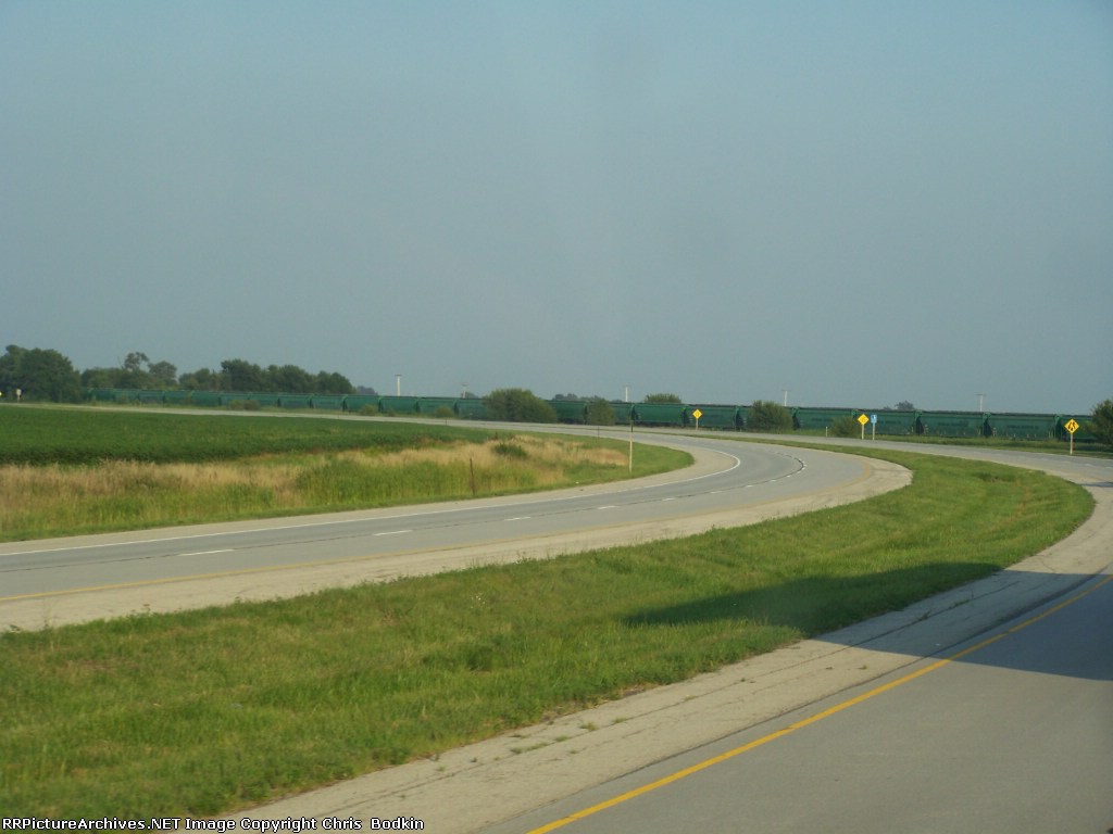 Stored hoppers on the TP&W