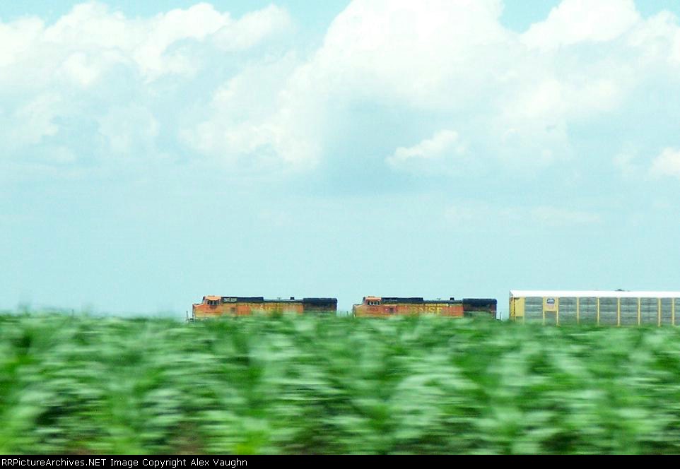 BNSF Autorack train