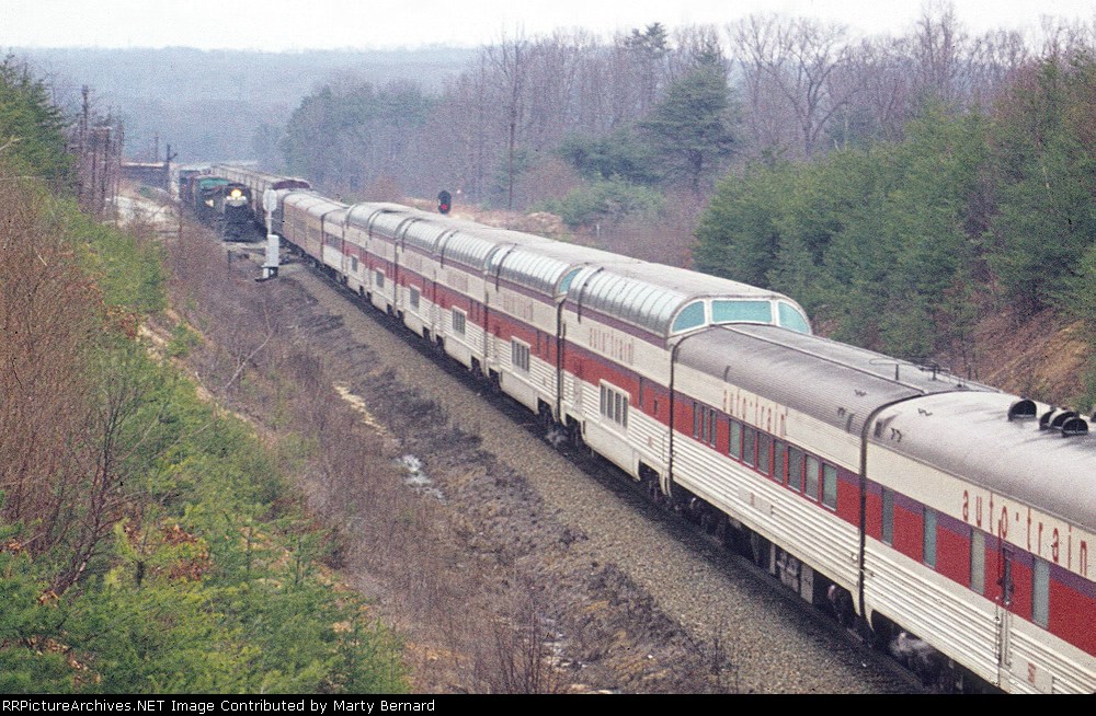 Auto Train with an RF&P Local in the Hole
