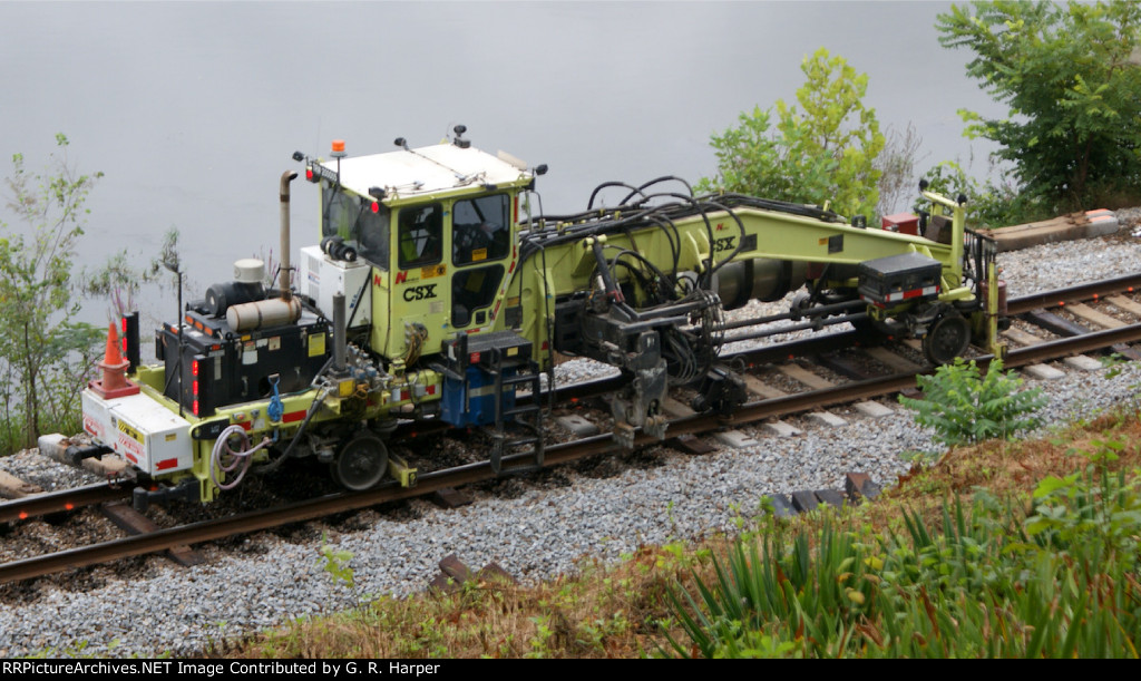 Final section of concrete tie removal is underway behind my backyard