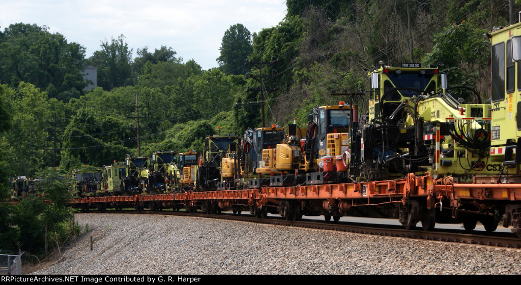 634 - M of W devices on the W03627 westbound at the Reupens Dam