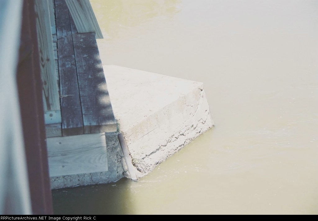 Cement Bridge Pilings