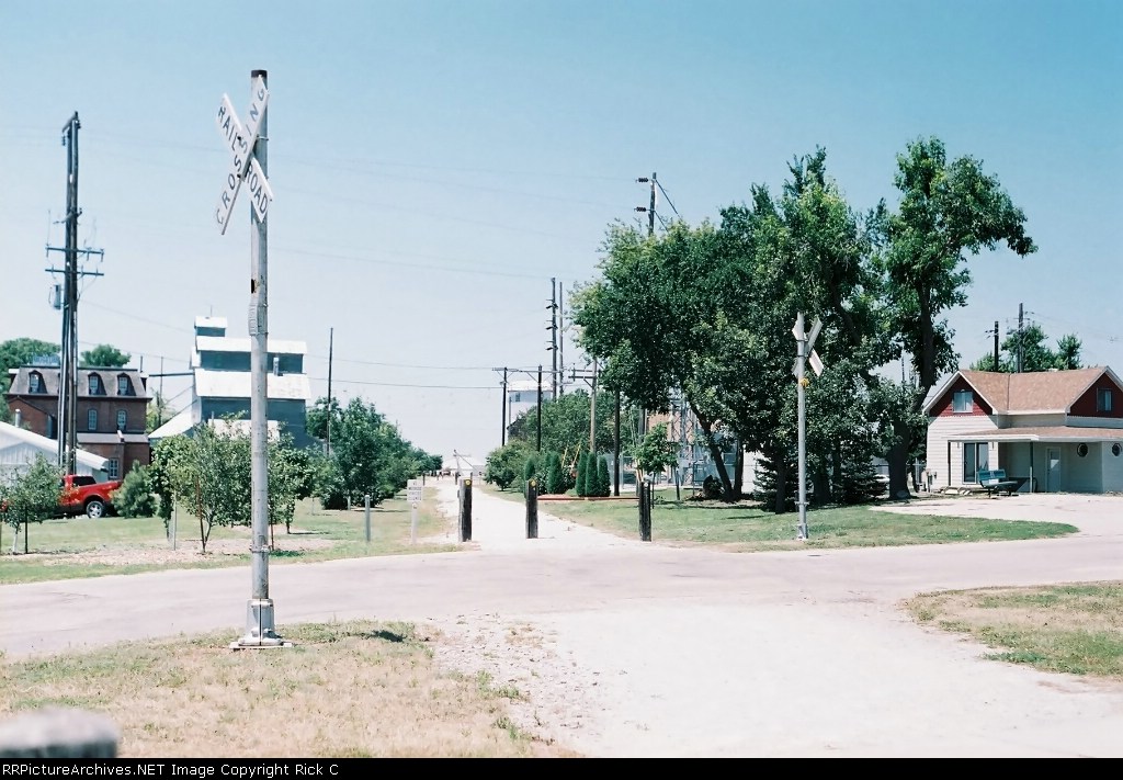 A Crossing marks What once was ROW