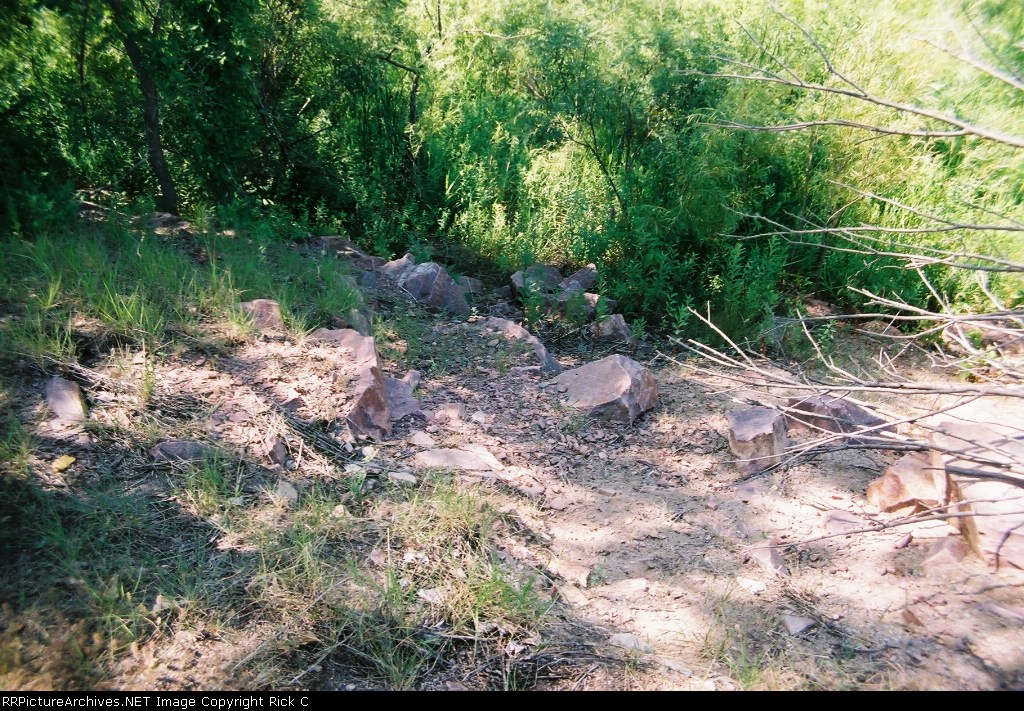 Rock Fill Used to elevate line