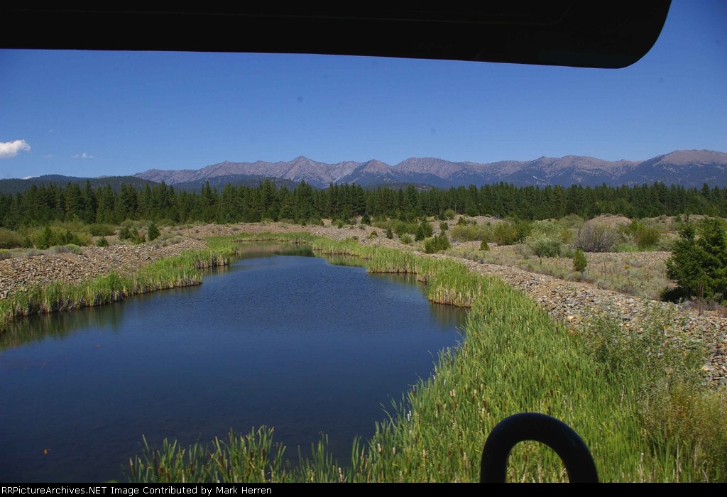 View of the Elkhorn Mountains from the Cab