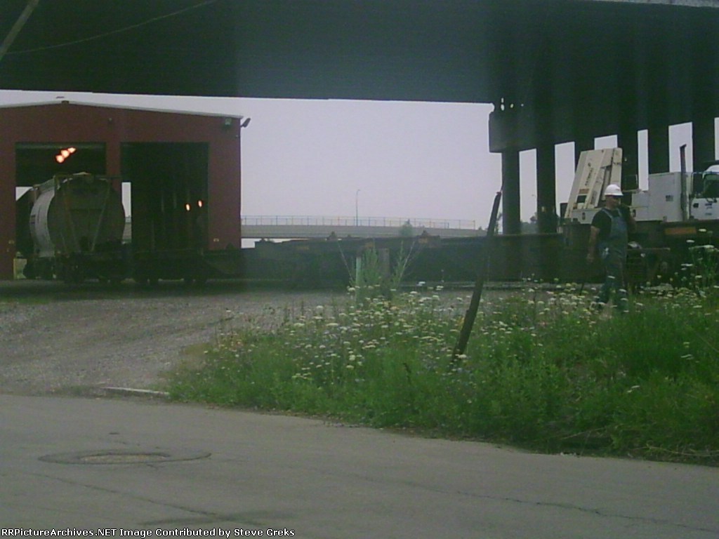 the rolling stock shed