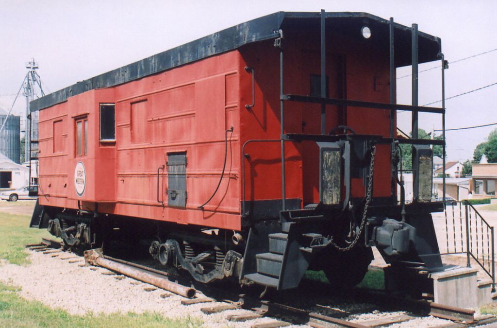 Fake CGW Caboose is Milwaukee Road caboose 2004