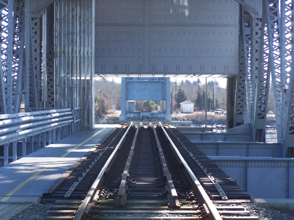 The Vertical Lift Train Bridge