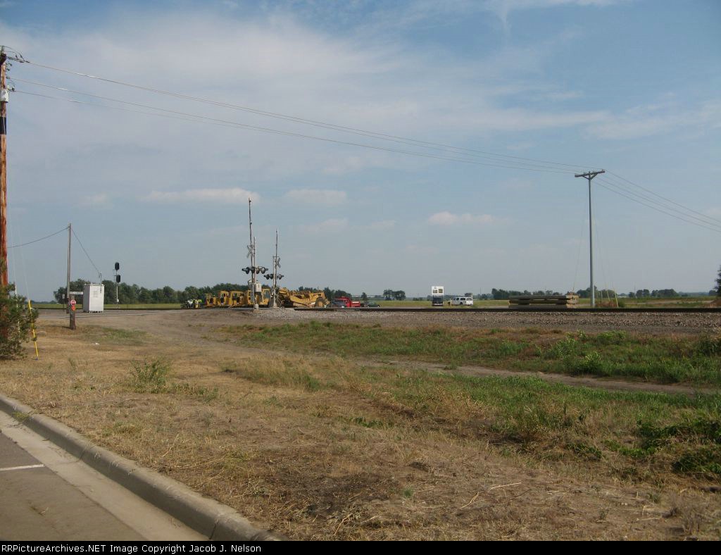 Future site of the Big Lake commuter rail station