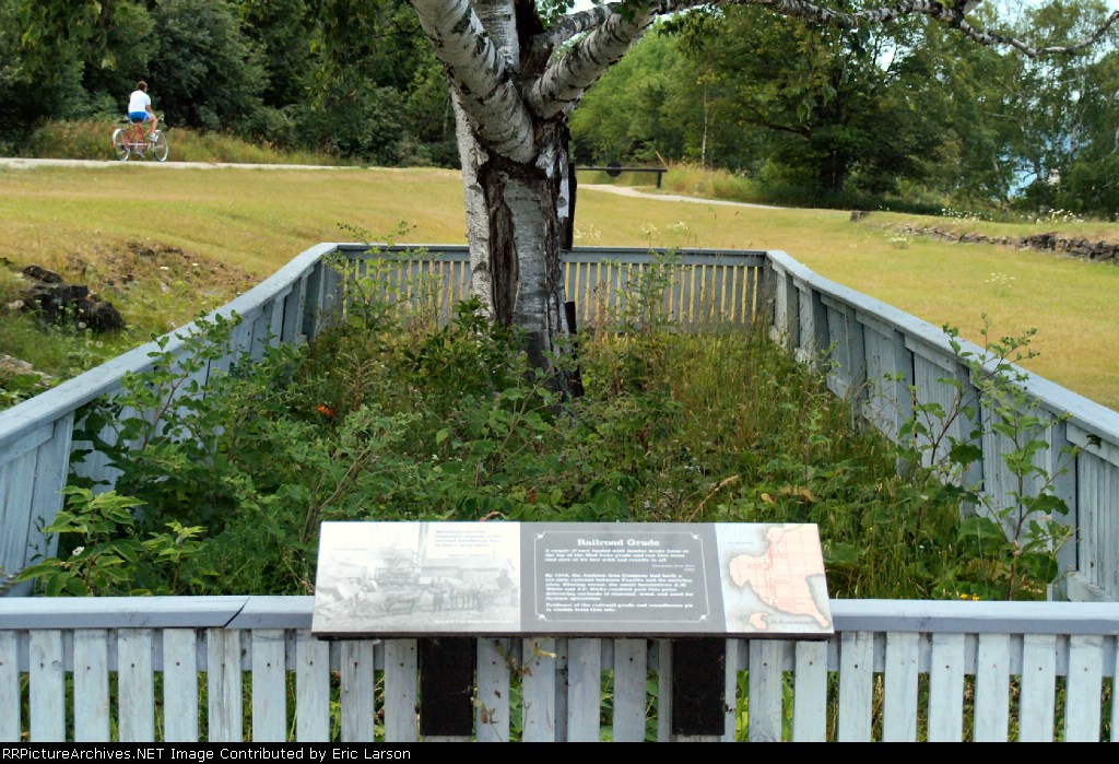 Old railroad grade Fayette 