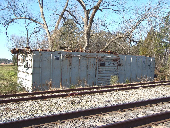 WREX 3047 derailed and upside down