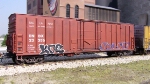 ENDX 23356, A custom painted Genesis NACC box car, for Sal La Fina