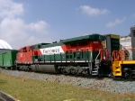 FXE 4501, An exquisite Kato AC4400CW model with steerable trucks