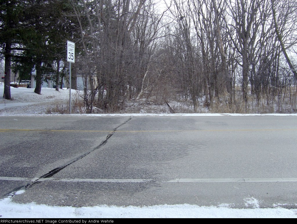 Looking east across Springdale Road