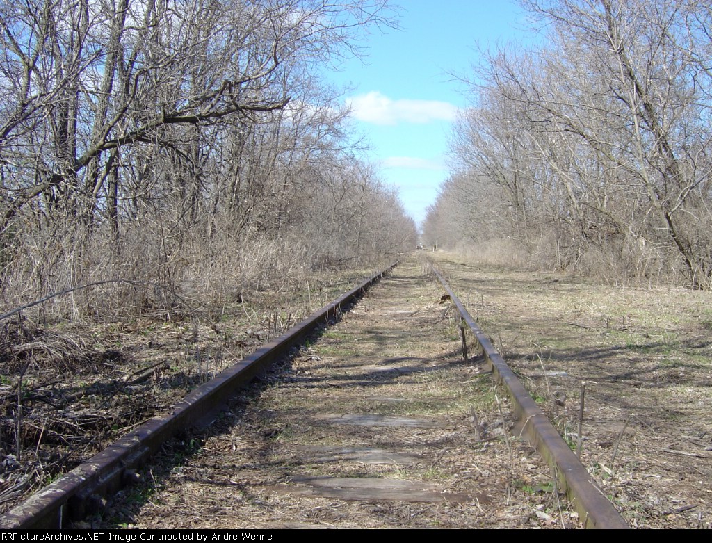Looking north toward Jefferson Street