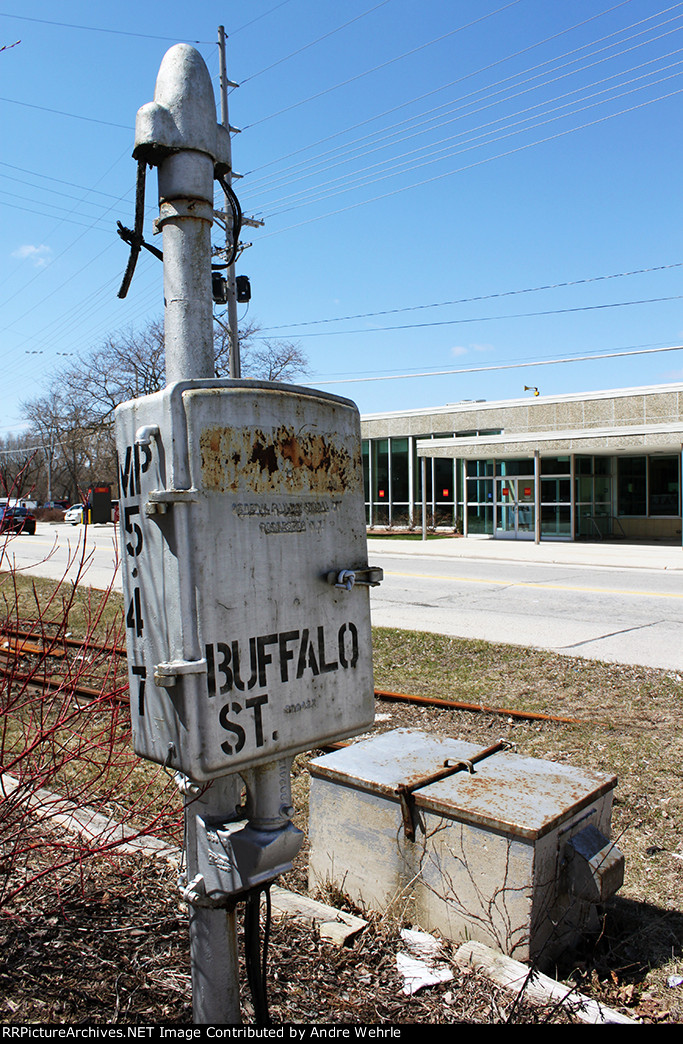 Control box that used to connect to a wigwag for the Buffalo St. crossing