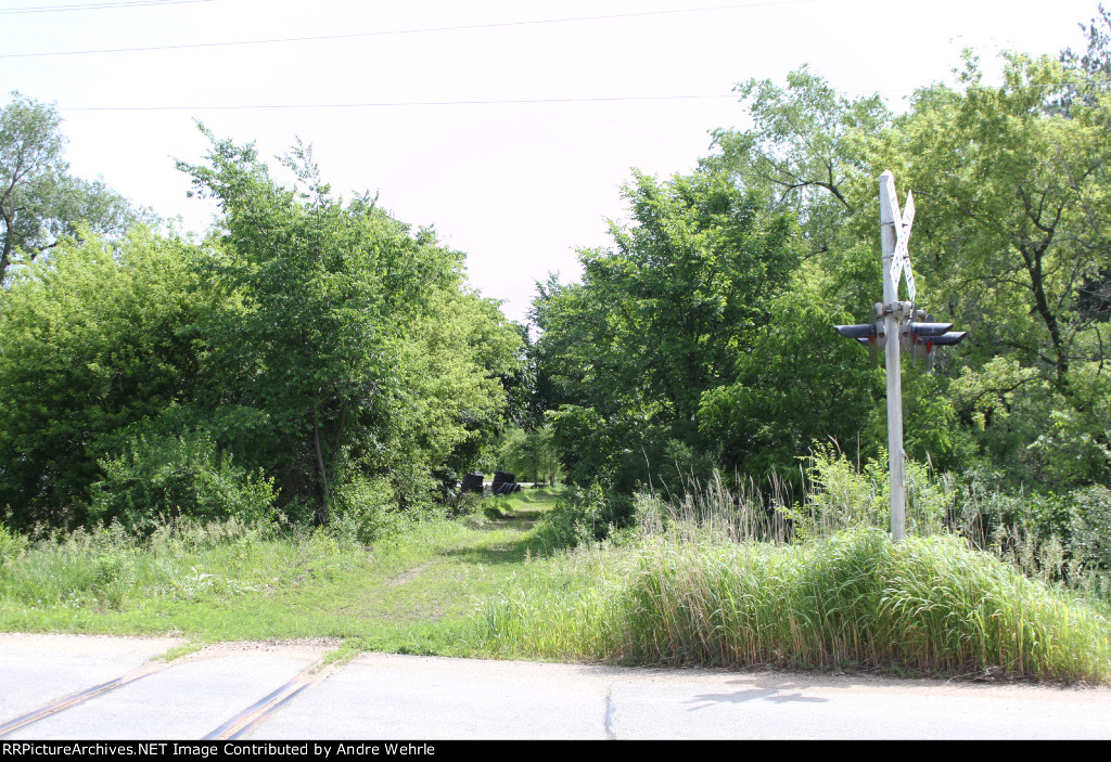 Looking east along the old M&St.L right-of-way