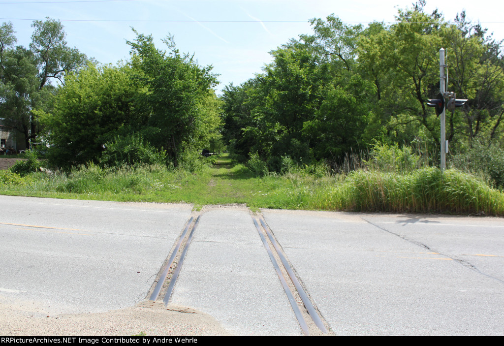 Another view looking east along the cleared right-of-way