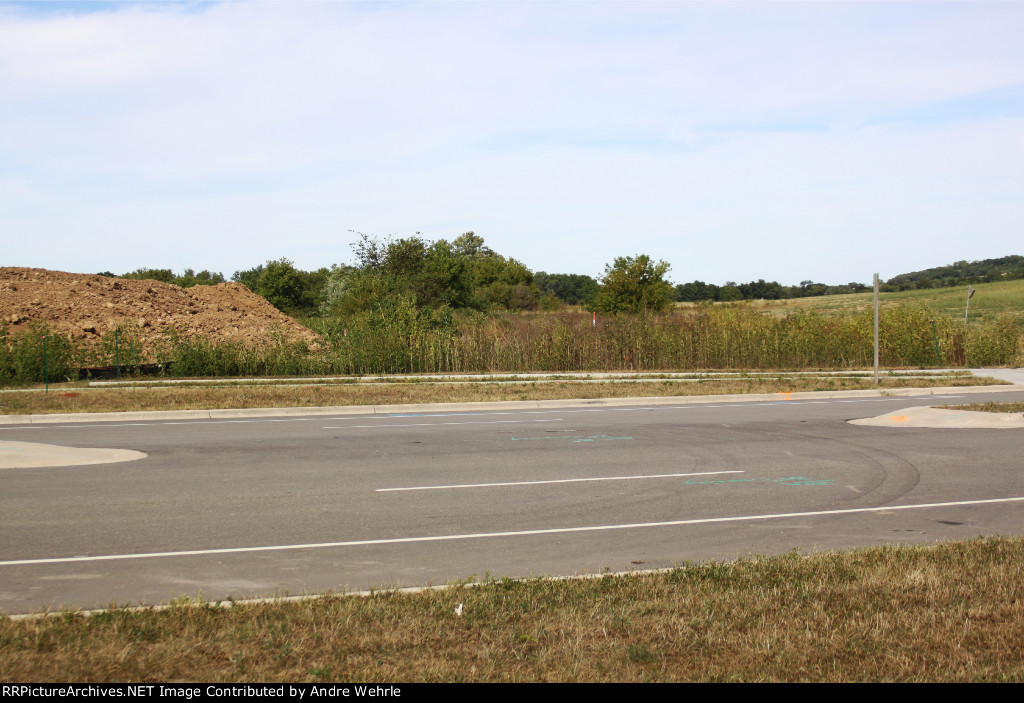 Looking north across Cheryl Parkway