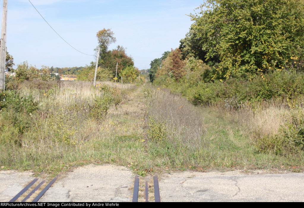 Looking north from Clayton Road