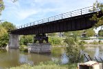 Abandoned C&NW Sheboygan River bridge
