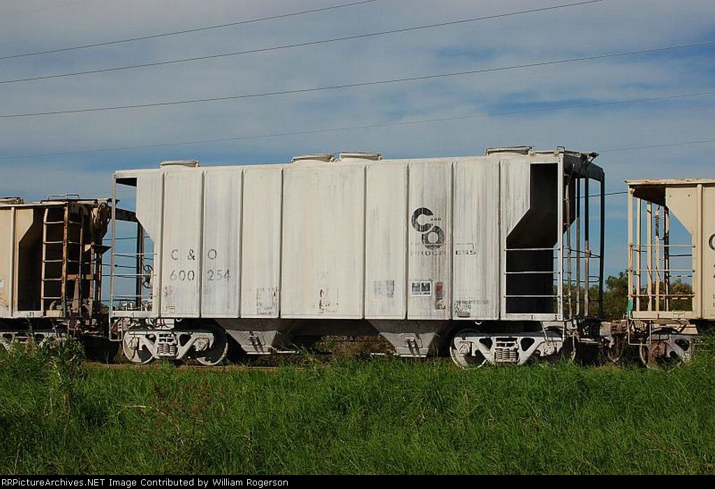 CSX Transportation, Ex Chesapeake & Ohio Railroad (CO) Covered Hopper No. 600254