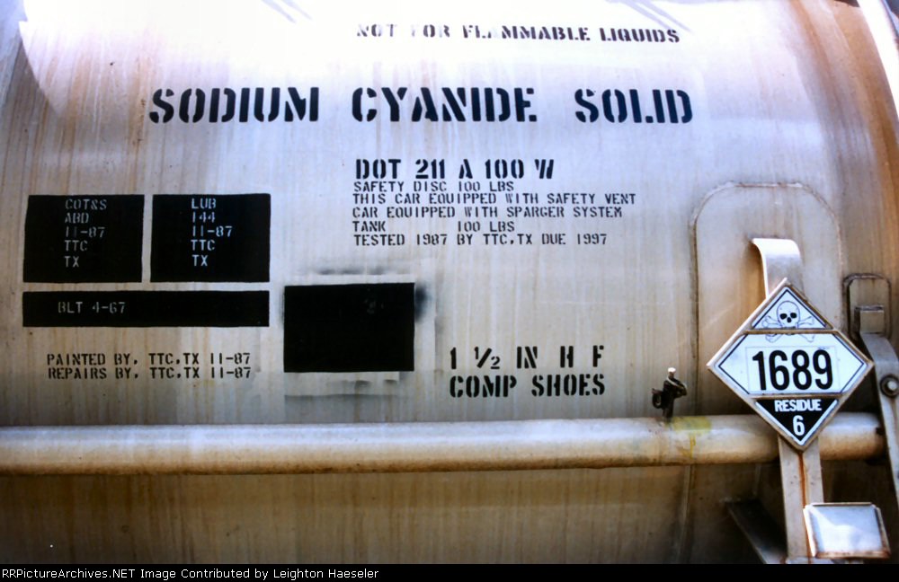 DUPX 14010 tank and HazMat data