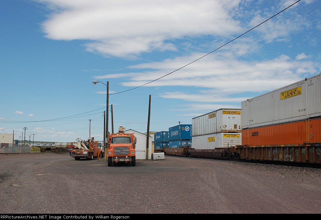 Burlington Northern Santa Fe Railway (BNSF) Office and Hi-Rail Trucks