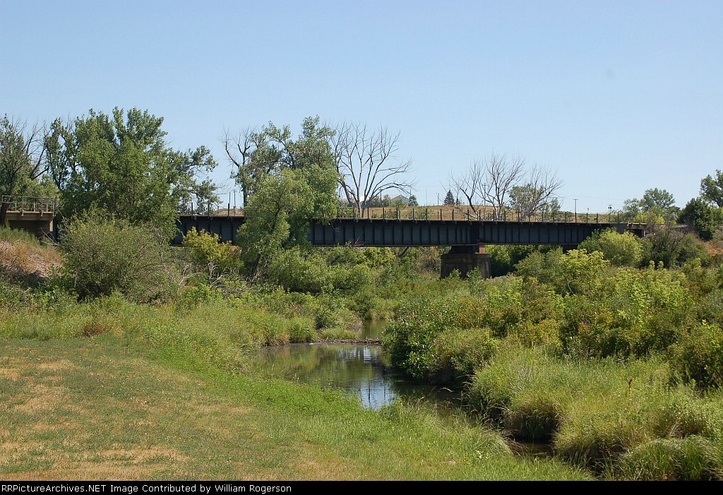 Plate Girder Bridge on the Burlington Northern Santa Fe Railway Mainline