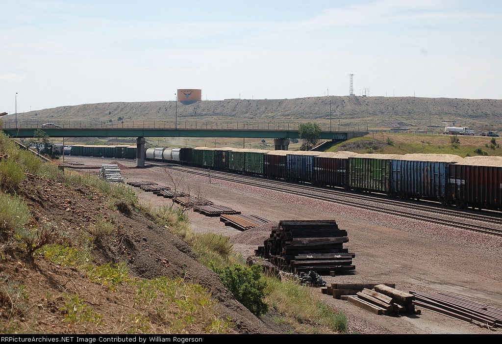 Burlington Northern Santa Fe Railway Yard looking North