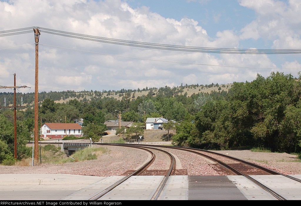 Burlington Northern Santa Fe Railway Mainline Track looking South