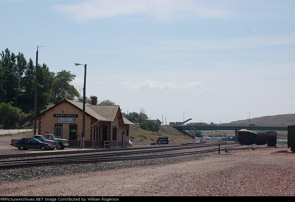 Burlington Northern Santa Fe Railway MoW Facility and Yard looking North