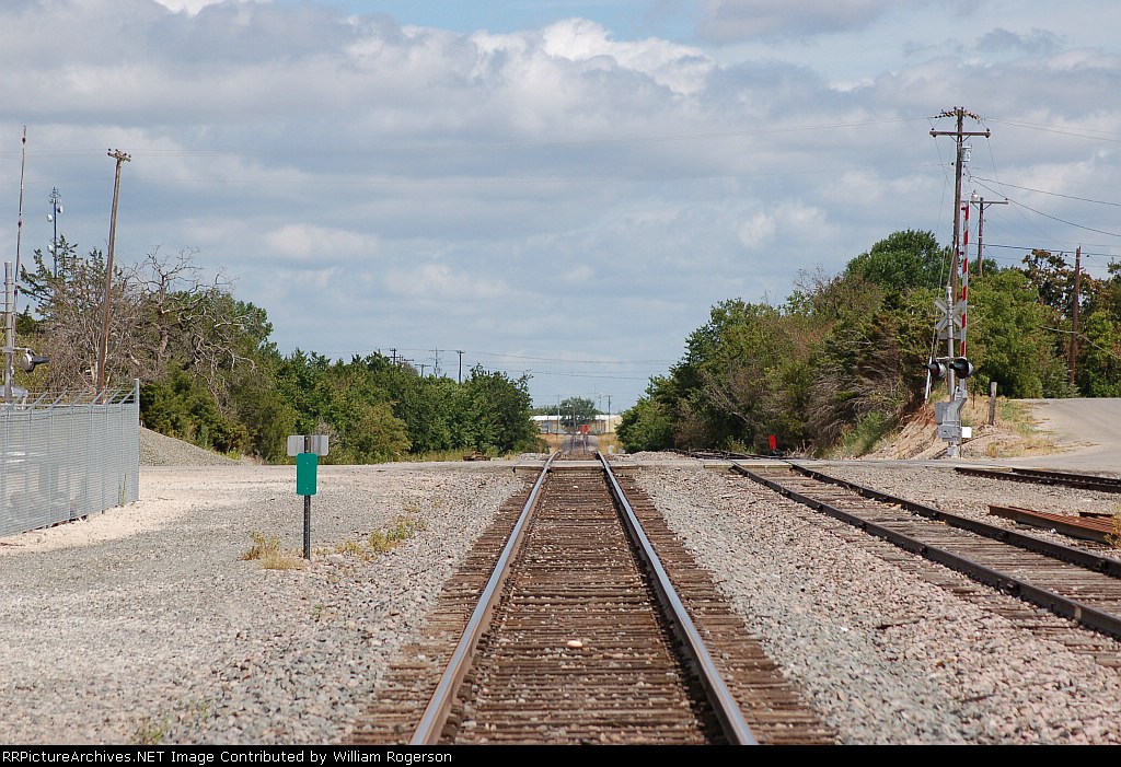 Burlington Northern Santa Fe Railway Track looking West