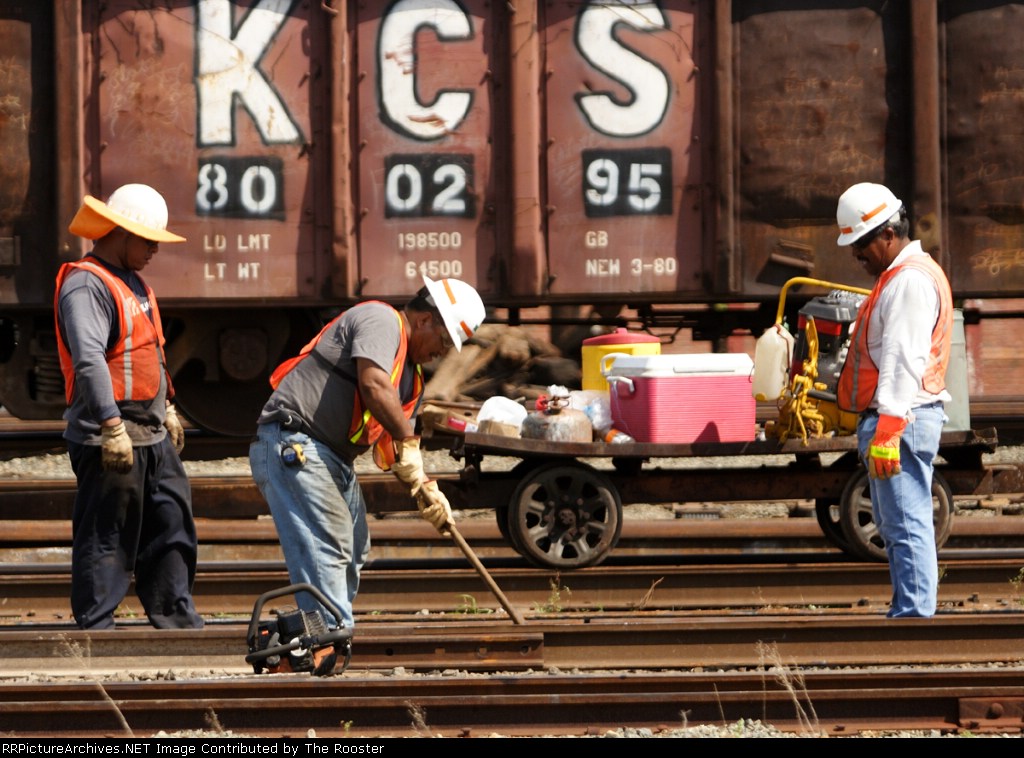 Railworks workers in the yard 1