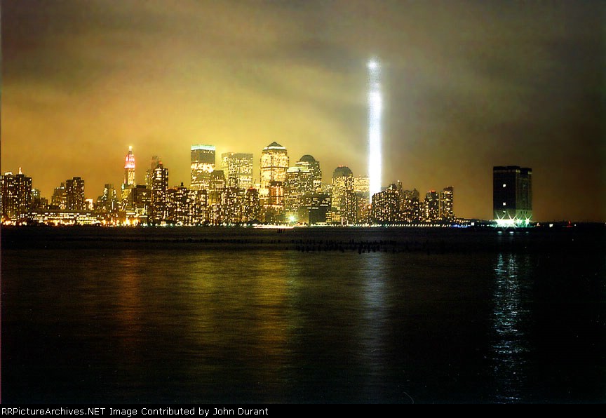 Twin Towers of light