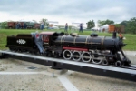 ATT&NW R.R. 4-8-4 #801 on turntable