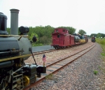 2-6-0 #3, ATT&NW #801, and D&IM #1107