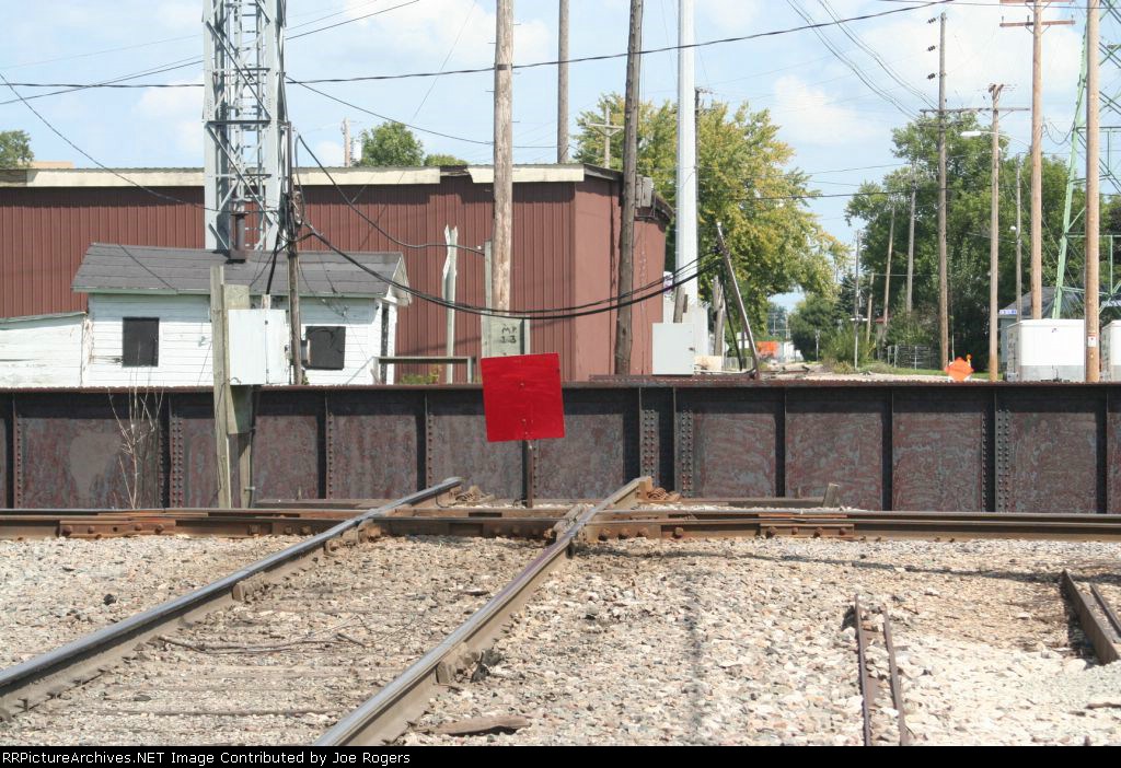 Diamond at open drawbridge