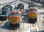 HLCX 7169, BNSF 5519 and 4921