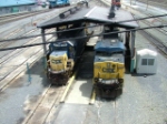 CSX 6209, 5008, 7388 & P&W 2201