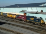 CSX 6245, 8889, HLCX 3610 & HATX 402