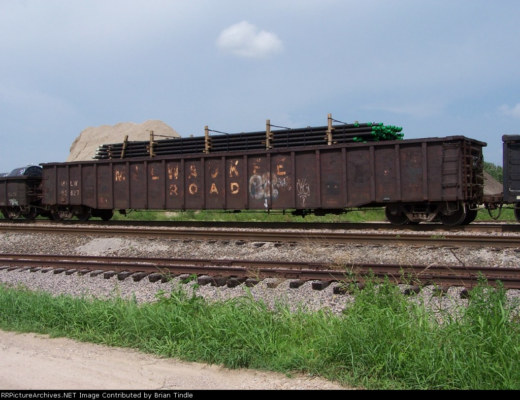 Milwaukee Road Gondola MILW 93827!