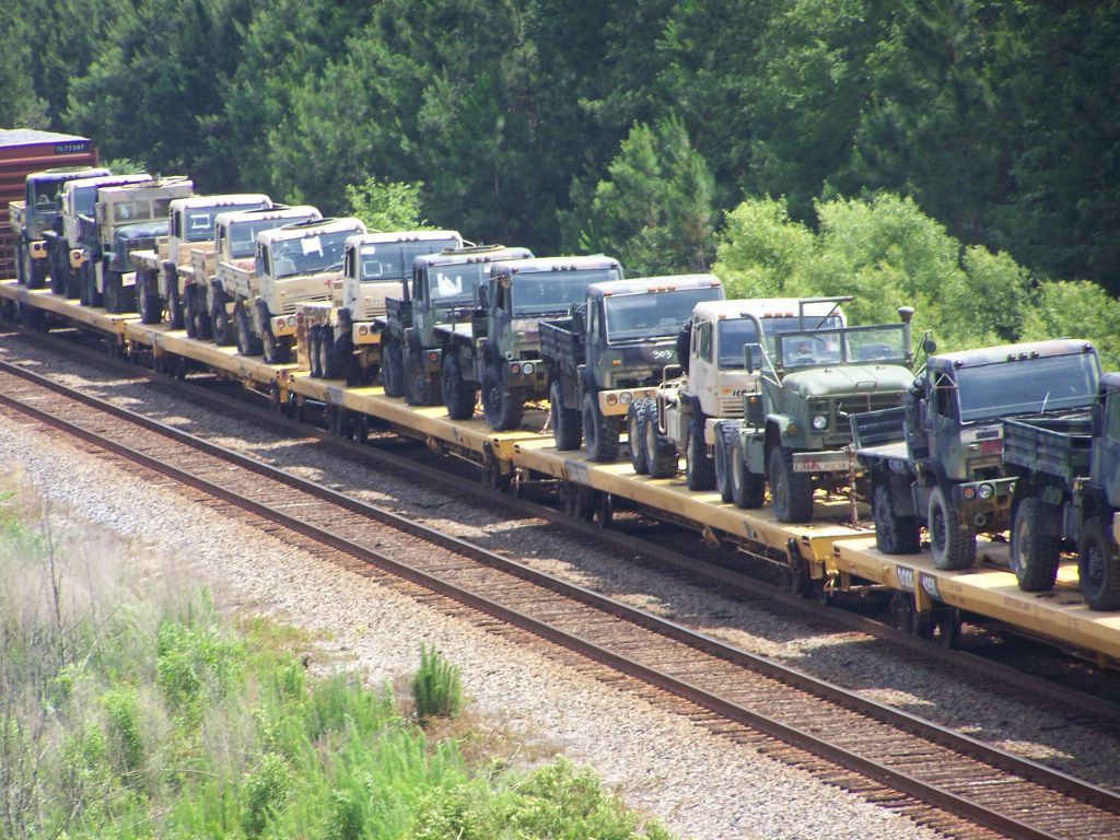 Hauling Military Equipment  